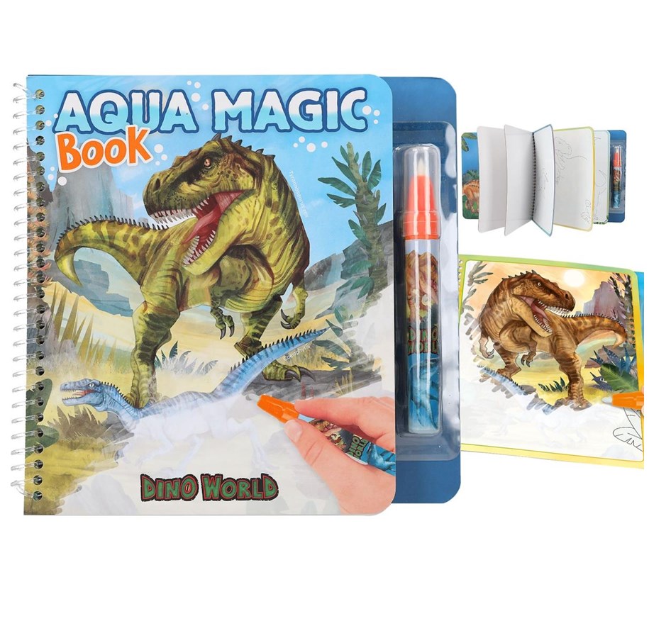 Kreativa spel - Dino World Aqua Magic Book - 0412798