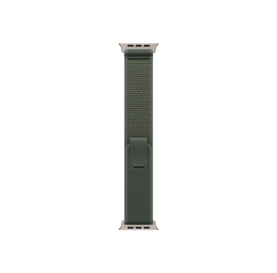 Smartwatch - Accessories - Apple 49mm Green Trail Loop - S/M - Titanium Finish - MXTN3ZM/A
