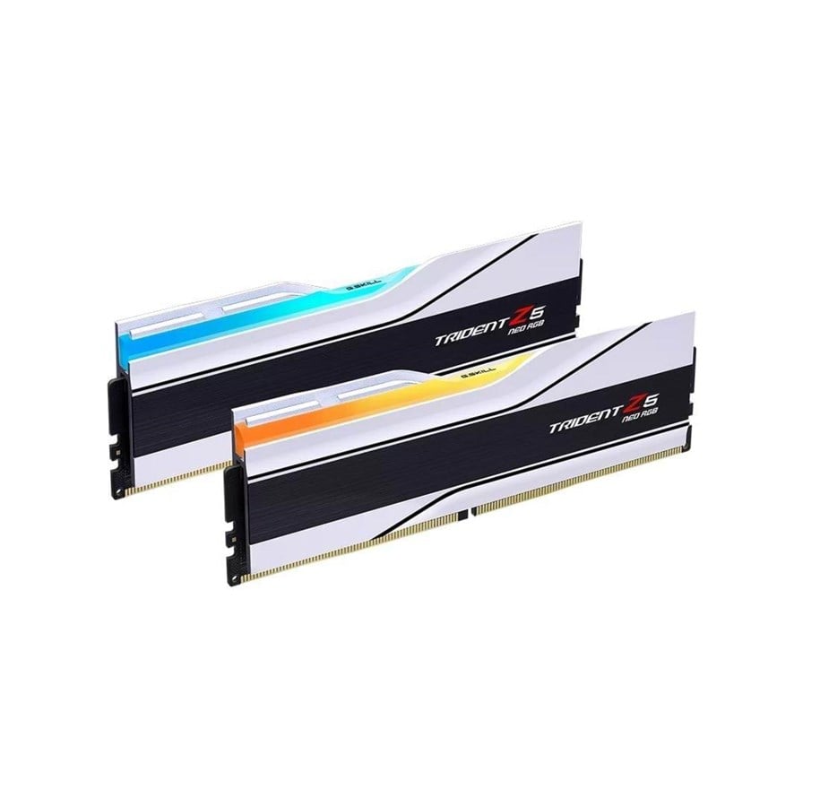 RAM - G.Skill Trident Z5 Neo RGB DDR5-6000 - 32GB - CL28 - Dual Channel (2 pcs) - AMD EXPO - Vit med RGB - F5-6000J2836G16GX2-TZ5NRW