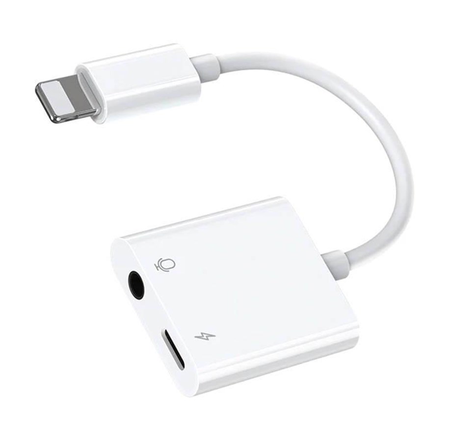 USB Hub - Joyroom S Lightning / 3.5mm Audio Adapter - Y105 (white) USB Hub - S-Y105