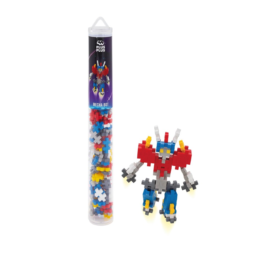 Byggset - Plus-Plus Mecha Bot / 100 pcs Tube - 4270