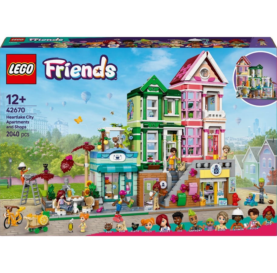 LEGO®  - LEGO Friends 42670 Heartlake Citys lägenheter och butiker - 42670