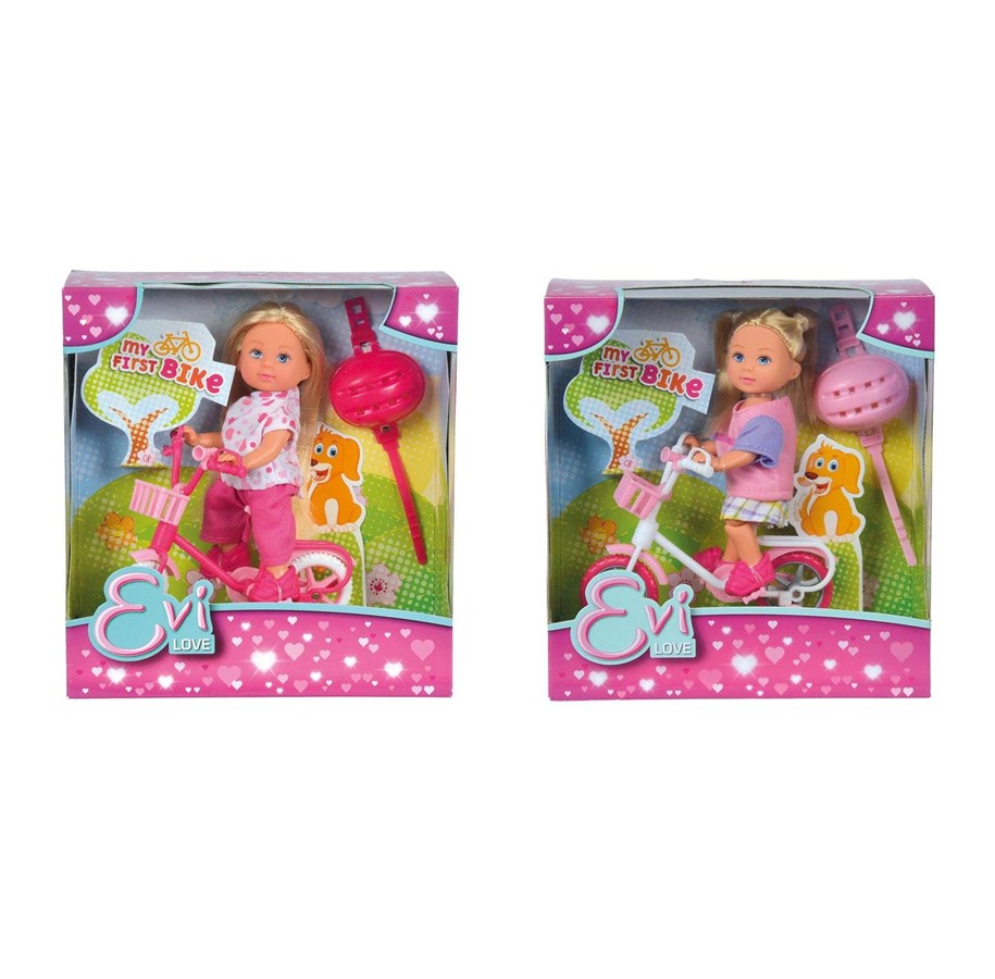 Dockor & Tillbehör - Evi Love Doll with Bicycle - 105731715