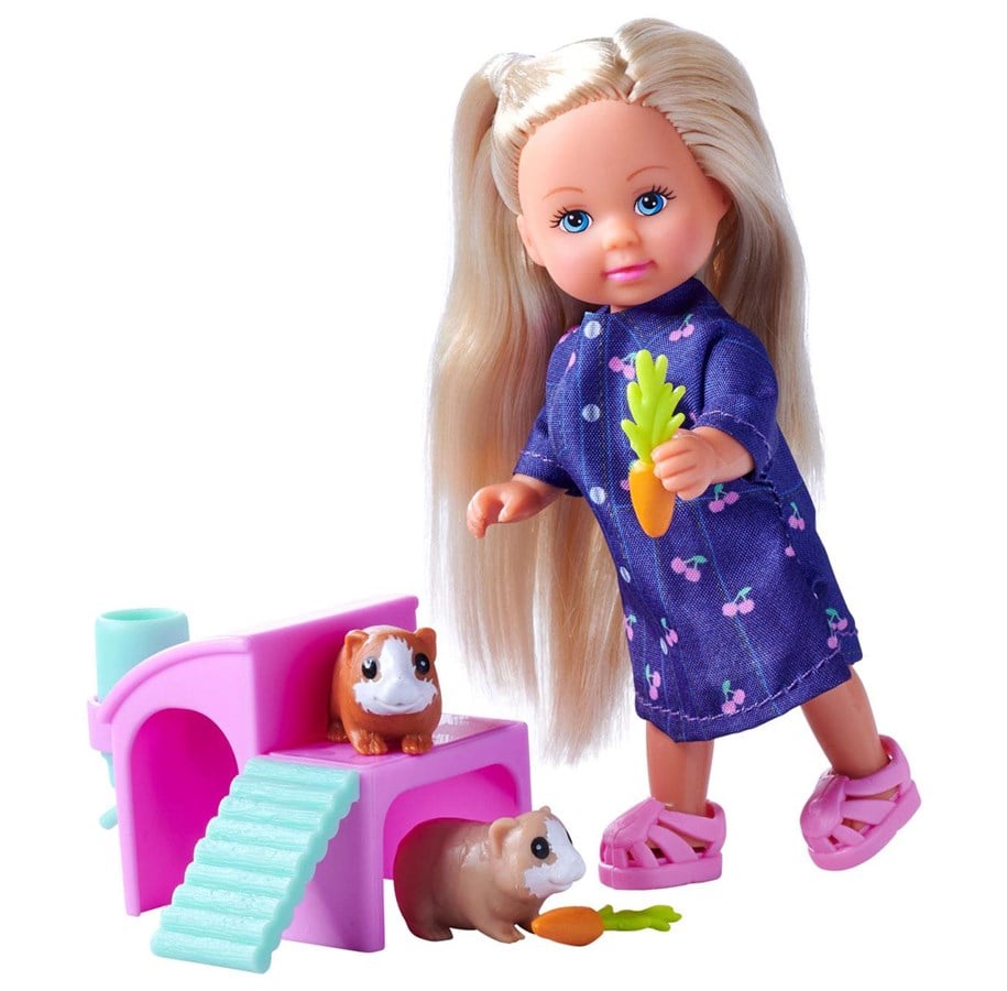 Dockor & Tillbehör - Evi Love Mini Doll with Guinea Pigs - 105733636