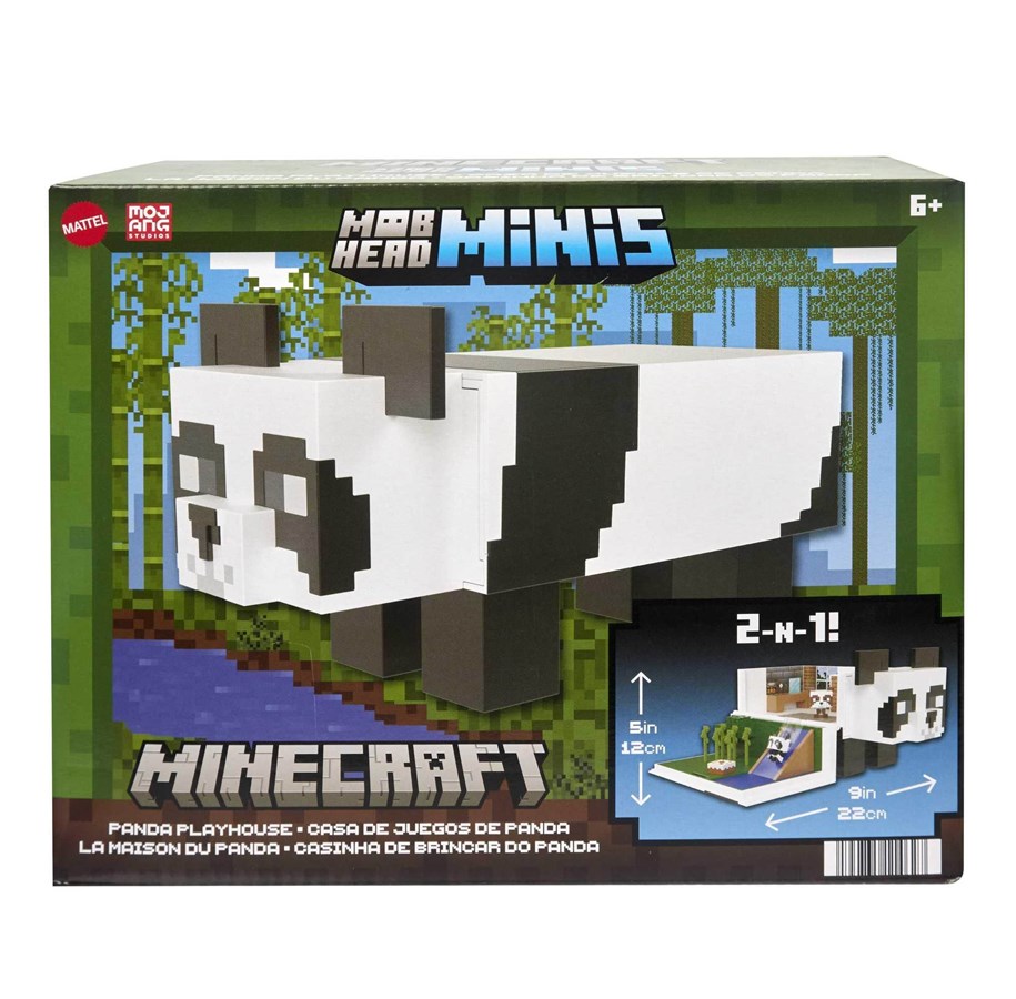 Figure - Minecraft MOB Head Minis Panda Playhouse - HLL25