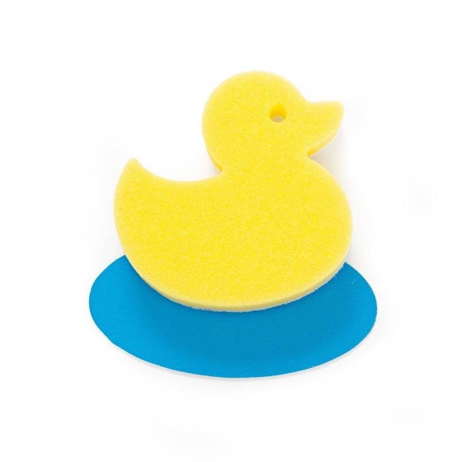 Rengöring - Kikkerland - Sink Sponge And Holder Duck - CU365