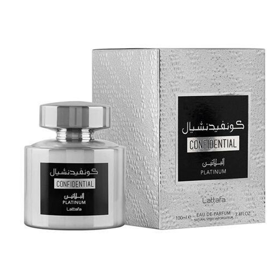 Parfym och dofter - Lattafa Confidential Platinum Edp Spray - 6291107459714