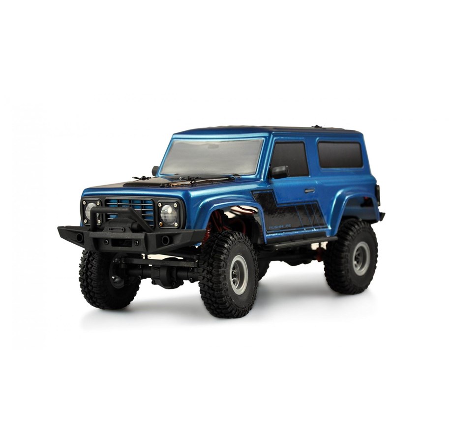 Fjärrstyrt - Amewi AMX Rock AM18 Scale Crawler Off-Road Vehicle 4WD 1:18 RTR Blue - 22422