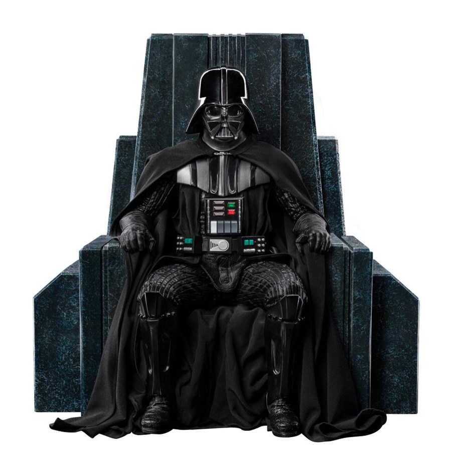 Merchandise - Iron Studios - Star Wars: Darth Vader on Throne Legacy Replica 1/4 - Size: 48 x 81 x 74 cm - Figur - LUCSWR79422-14