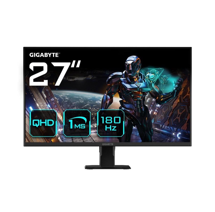 Skärm - 27" GIGABYTE GS27QA - 2560x1440 (QHD) - 180Hz - IPS *DEMO* - GS27QA EU