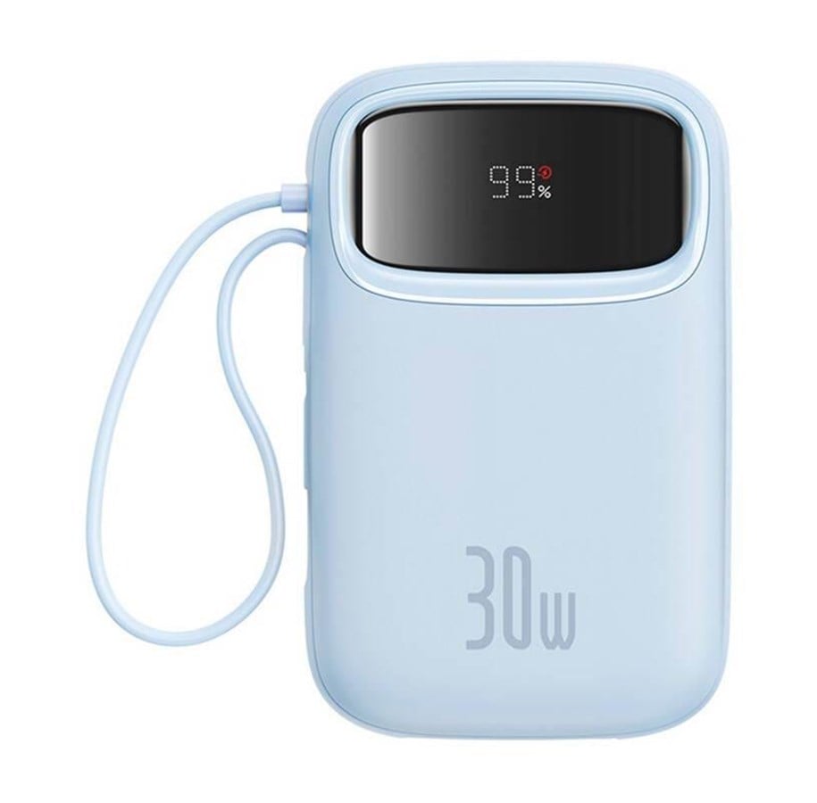 PowerBank - Baseus QPow 2 10000mAh 30W 2xUSB-C powerbank (blue) - 10000 mAh - P10055008313-00