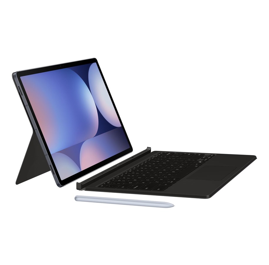 Tangentbord - Samsung Galaxy Tab S10+ / Tab S9 FE+ / Tab S9+ - Book Cover Keyboard - Black (Nordic) - Tastatur & Folio set - Nordisk - Svart *DEMO* - EF-DX825BBEGSE