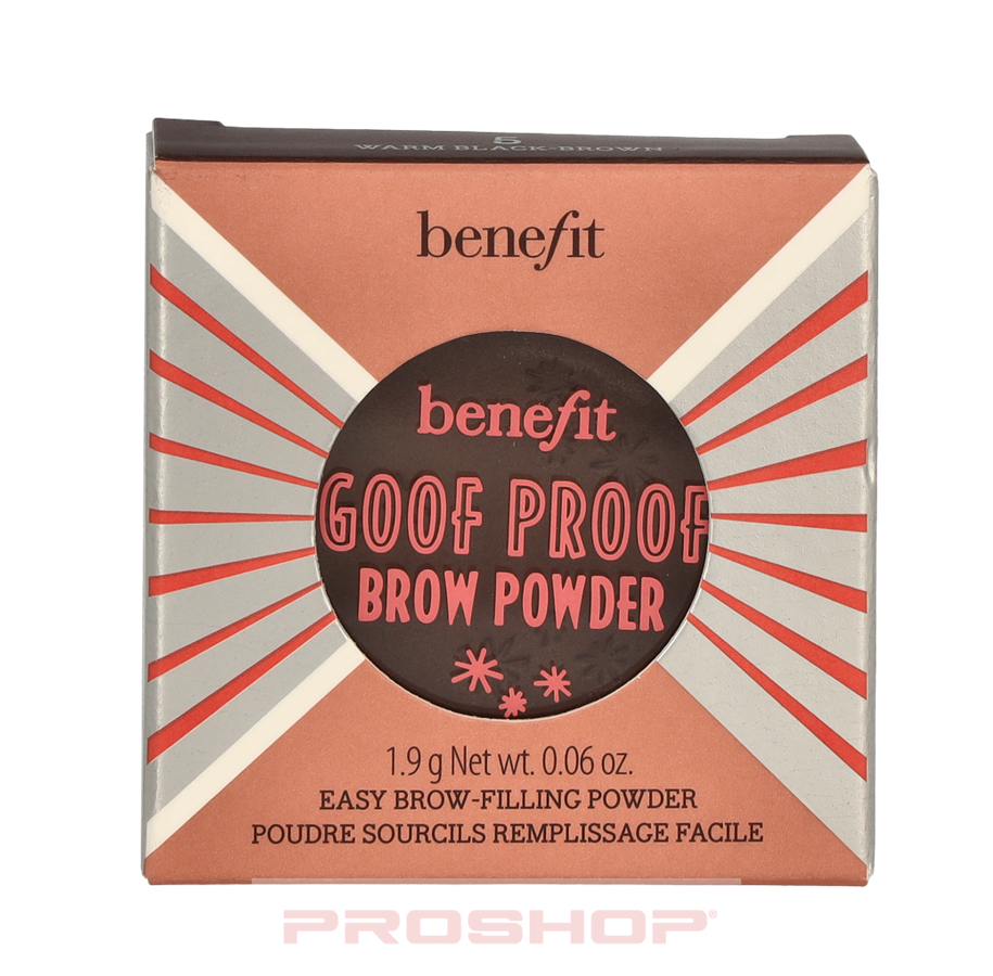 Smink - Benefit Cosmetics Goof Proof Brow Powder - No. 5 Warm Black-Brown - 602004140418