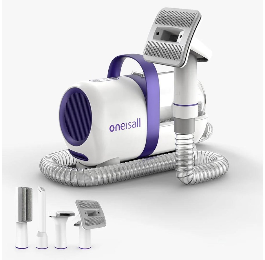 Hundar - Oneisall LM5 4-in-1 Pet Grooming Vacuum Kit - LM5