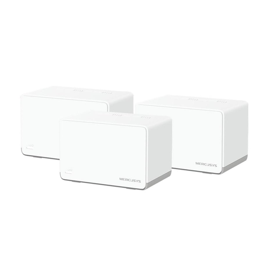 Nätverk - Router - MERCUSYS Halo H70X (3-Pack) AX1800 Whole Home Mesh WiFi 6 System - Mesh router Wi-Fi 6 - Halo H70X(3-pack)