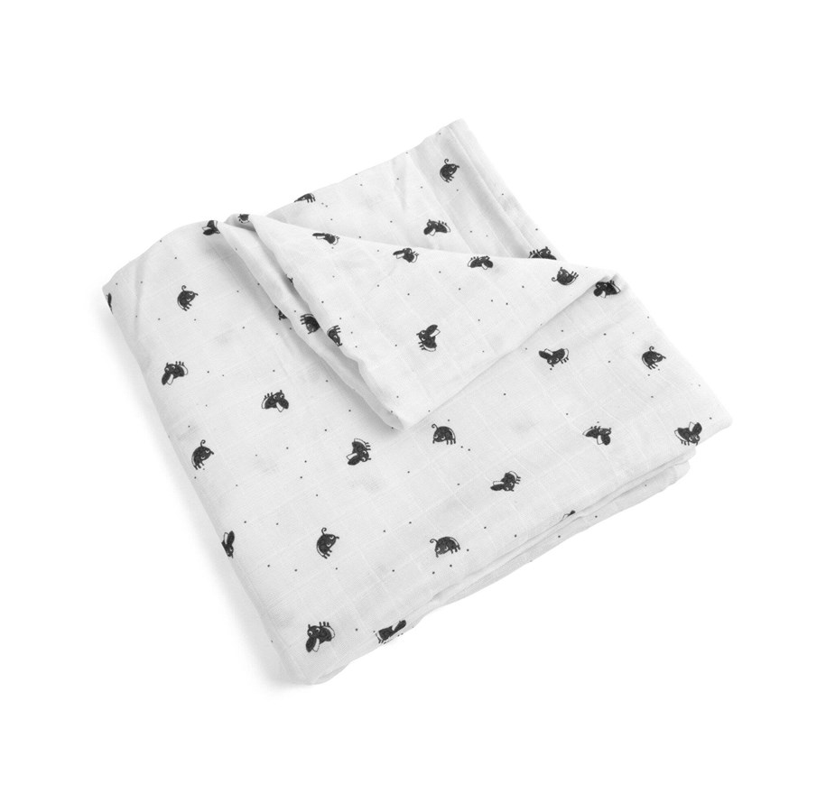 Babyvård - Filibabba Muslin Swaddle Diaper 120x120 cm GOTS - Lucky - FI-03361