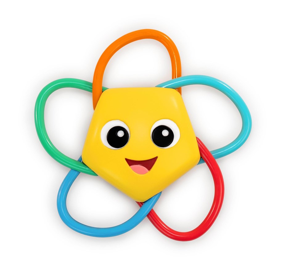 Babyleksaker - Baby Einstein Soothing Star™ Teether & Rattle Toy - BE-16823
