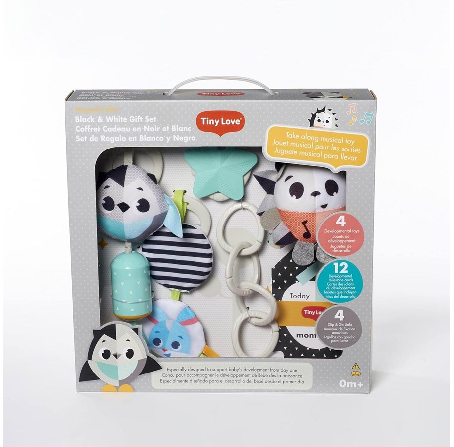 Babyleksaker - Tiny Love Black & White Gift Set - Magical Tales - 3333170094