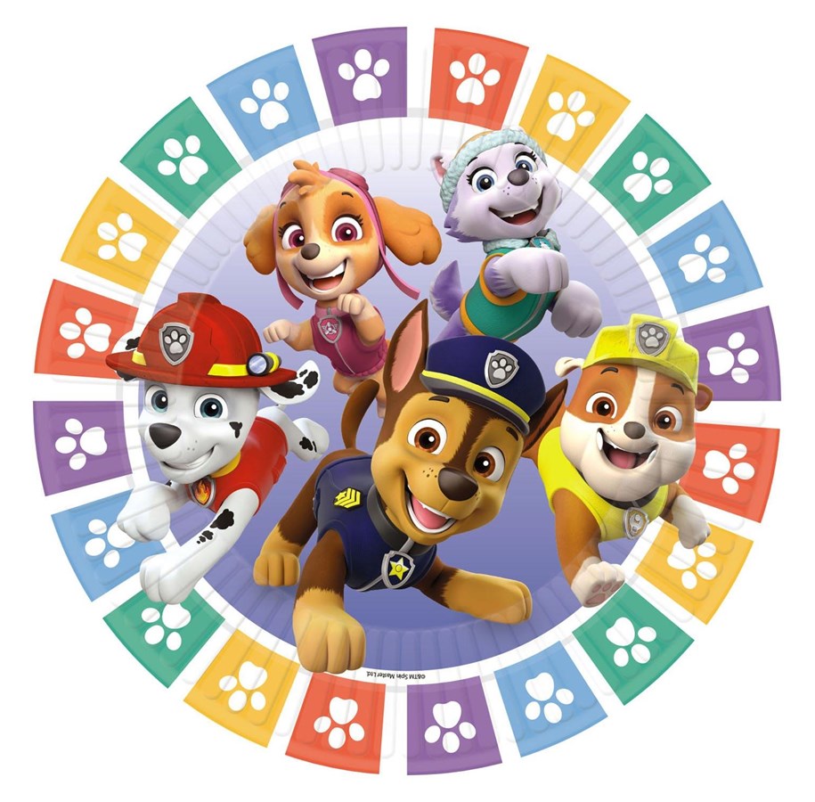 Leksaker - Haza Witbaard - PAW Patrol Plates 8pcs. - AM9914236-66