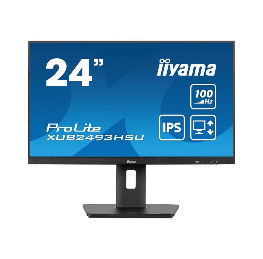 Skärm - 24" iiyama ProLite XUB2493HSU-B7 - 1920x1080 (FHD) - 100Hz - IPS - XUB2493HSU-B7