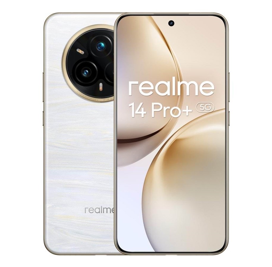 Mobile - realme 14 Pro+ 5G 512GB/12GB - Pearl White - 631011004926