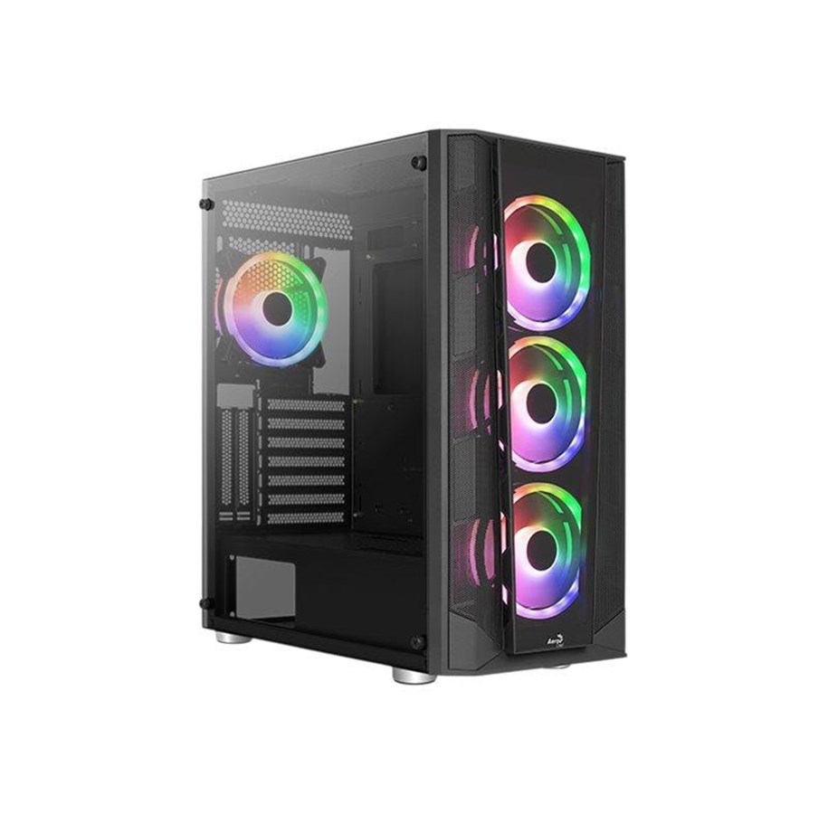 Chassi - AeroCool Prism-G-BK-v3 - mid tower - ATX - Chassi - Tower - Svart - ACCM-PB29143.11