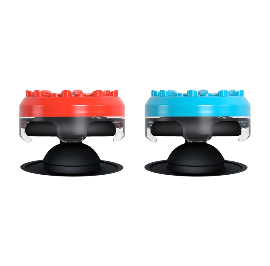 Spel Tillbehör - KontrolFreek Splash Red/Blue Kit - Switch - Tumstickerskydd - Nintendo Switch - 1801-JOY