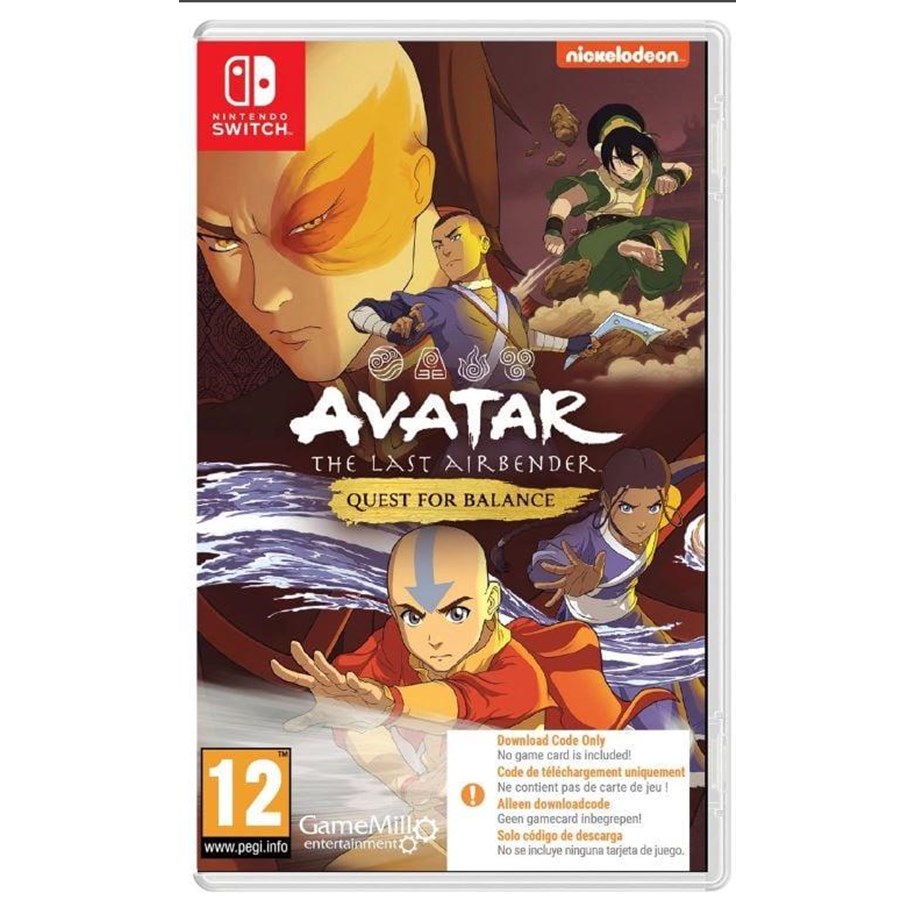 Spel - Avatar: The Last Airbender - Quest for Balance (Code in a Box) - Nintendo Switch - Action - 5060968302429