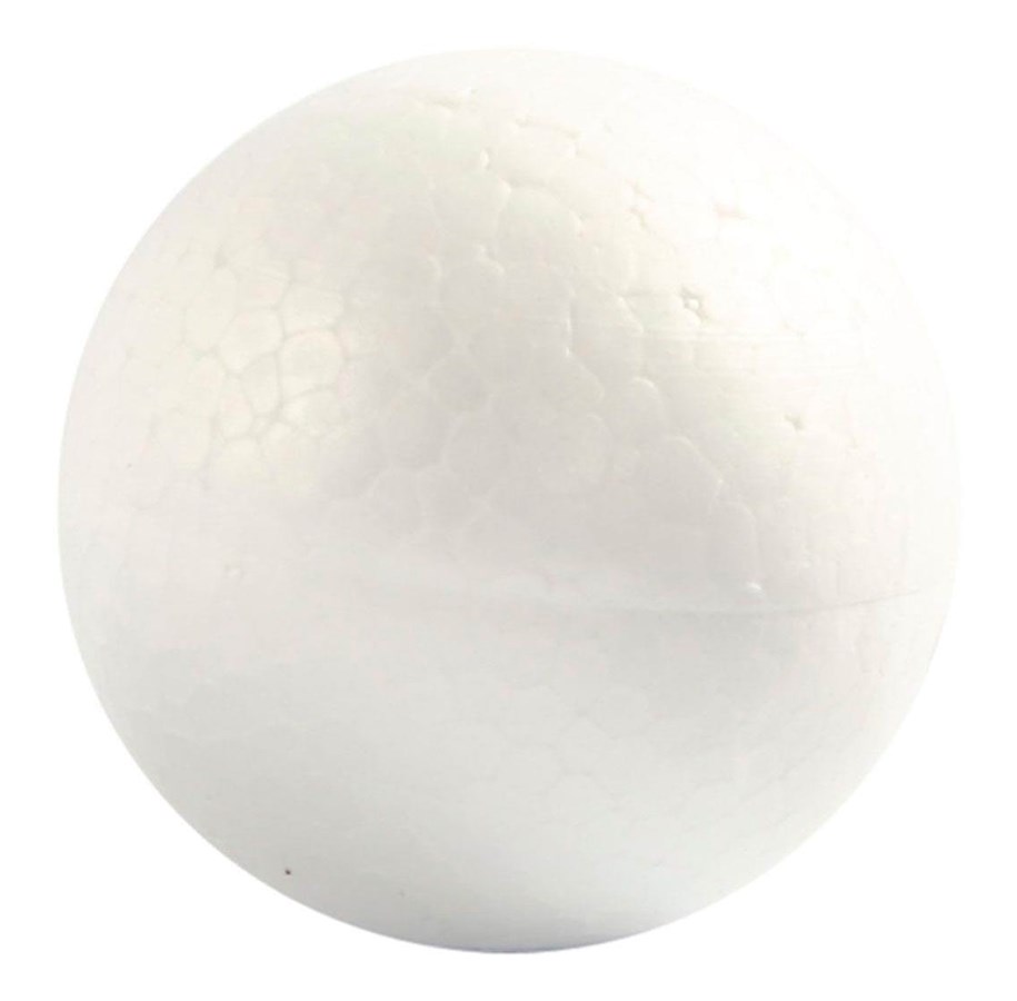 Konst- och hantverksmaterial - Creativ Company - Styrofoam Balls White 5 pcs. - 543040