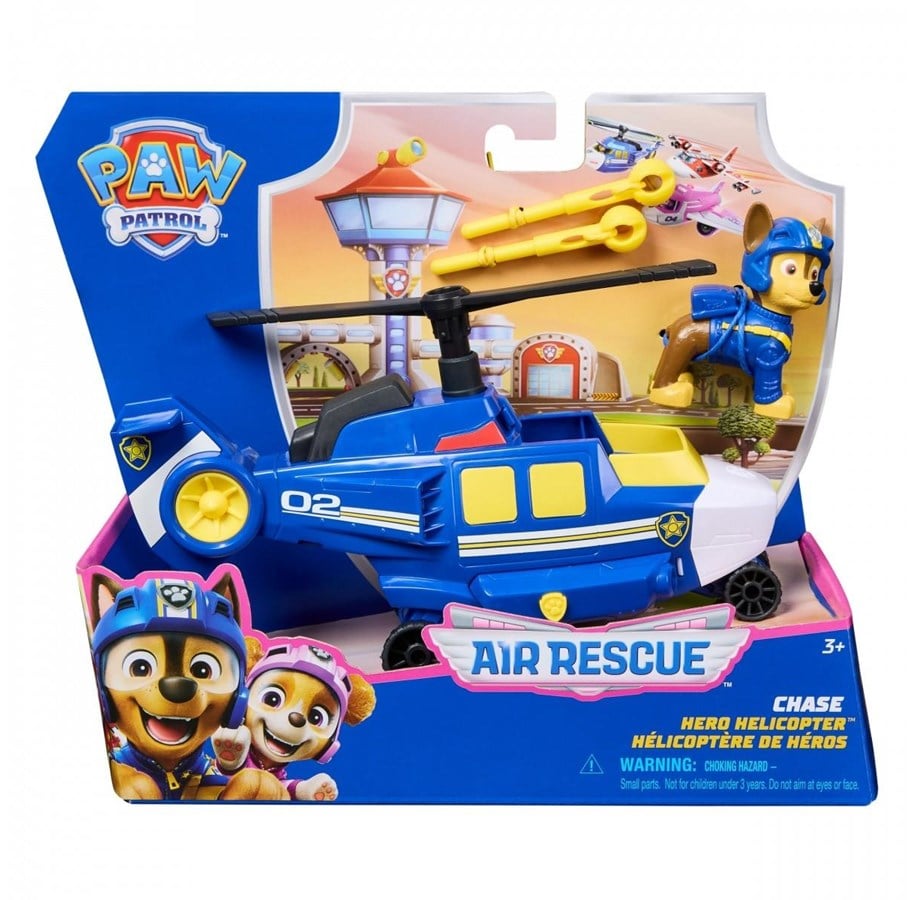 Leksaksbil - Paw Patrol Air Rescue: Chase Hero Helicopter - 6071173