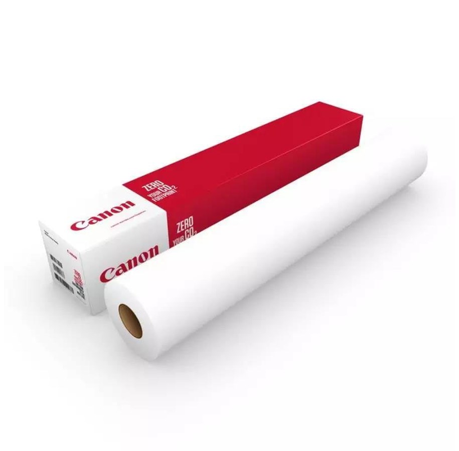 Papper, Fotopapper & Etiketter - Canon Paper LFM055 Red Label Zero 75gr 0.914x175M - 97006068