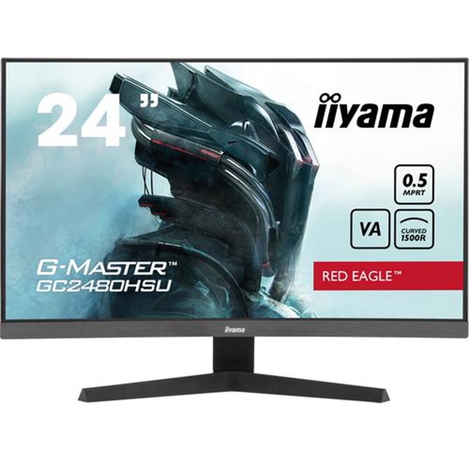Skärm - 24" iiyama G-MASTER Red Eagle GC2480HSU-B1 - 1920x1080 - 180Hz - VA - GC2480HSU-B1