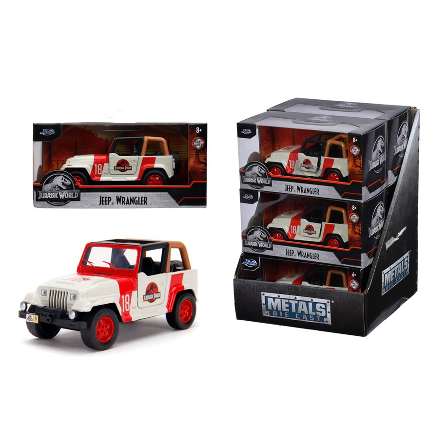 Modellbil - Jada Toys Jurassic Park Jeep Wrangler 1:32 - 253252019