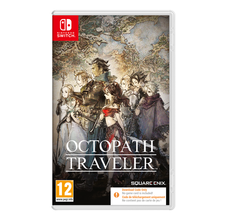 Spel - Octopath Traveler (Code in a Box) - Nintendo Switch - RPG - 5021290100336