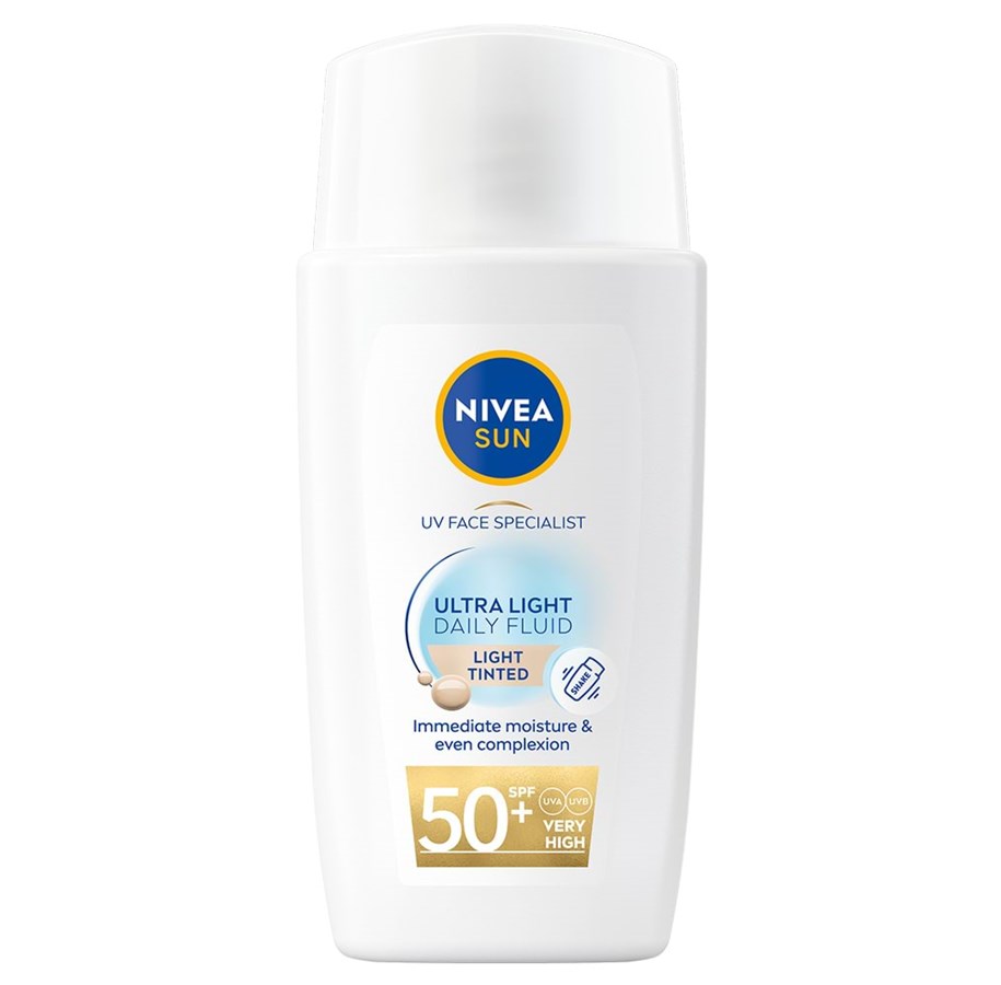 Ansiktsvård - Nivea Daily Fluid Light Tinted SPF 50+ 40ml - 4006000171159