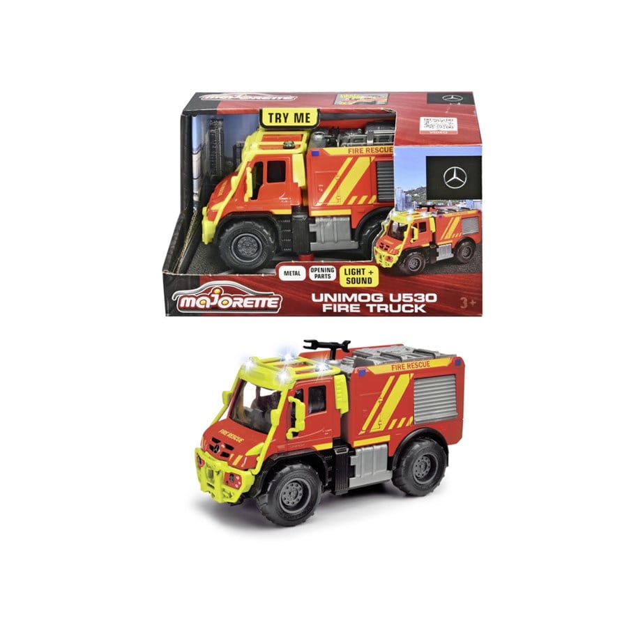 Leksaksbil - Majorette Unimog U530 Brandbil - 213712003038