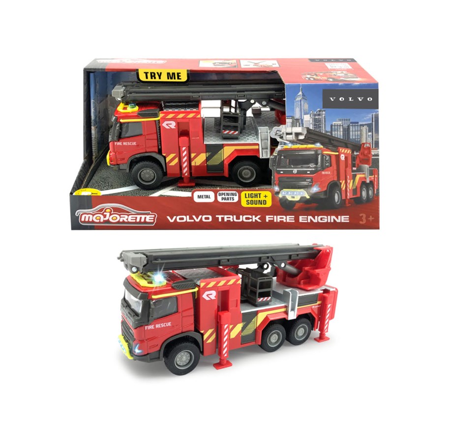 Leksaksbil - Majorette Grand Series - Volvo Brandbil - 213713000038