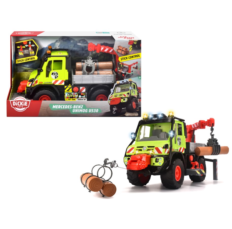 Leksaksbil - Dickie Mercedes-Benz Unimog U530 Motorredskap - 203749032