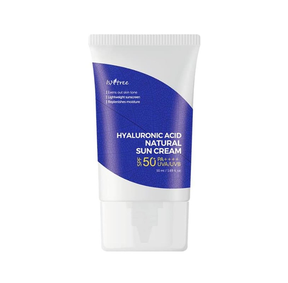 Kroppsvård - ISNTREE Hyaluronic Acid Natural Sun Cream SPF50+ PA++++ - 8809782554464