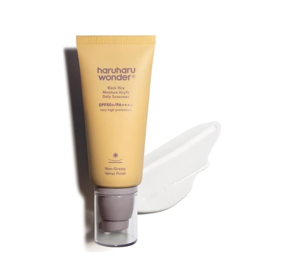Ansiktsvård - HaruHaru Wonder Black Rice Moisture Airyfit Daily Sunscreen SPF50+ PA++++ - HRSM04-SCM