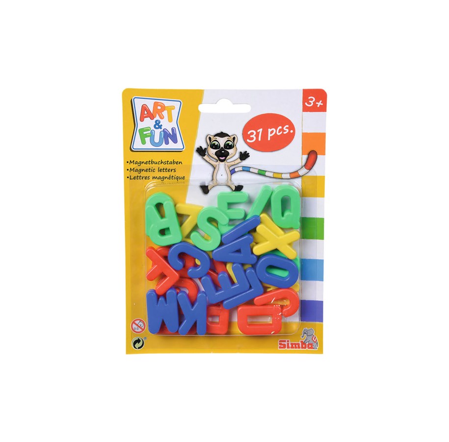 Dockor & Tillbehör - Simba Art & Fun Magnetiska Bokstäver - 104591456Y06