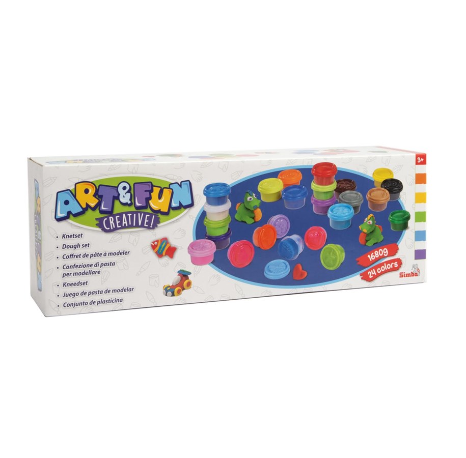 Dockor & Tillbehör - Simba Art & Fun Leklera 24-Pack - 106324528