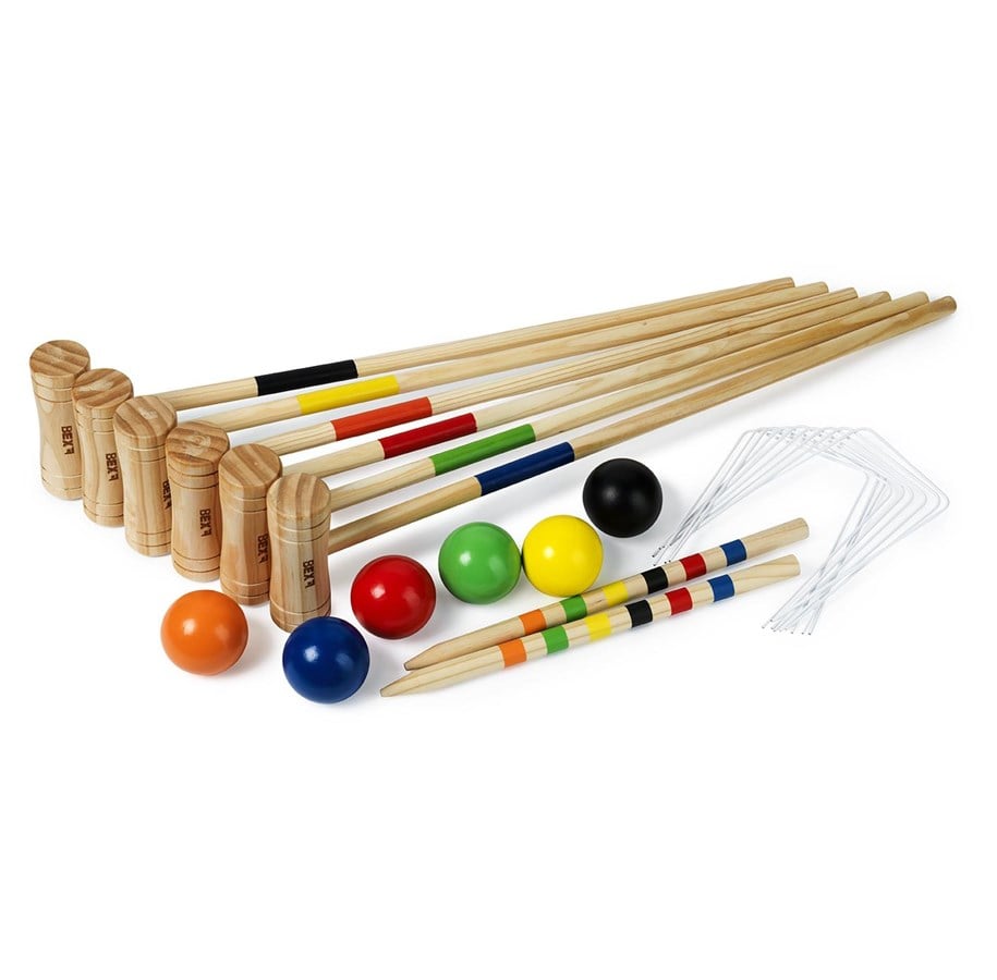 Trädgårdsspel - Croquet Family tallträ – för 6 spelare - 541-300