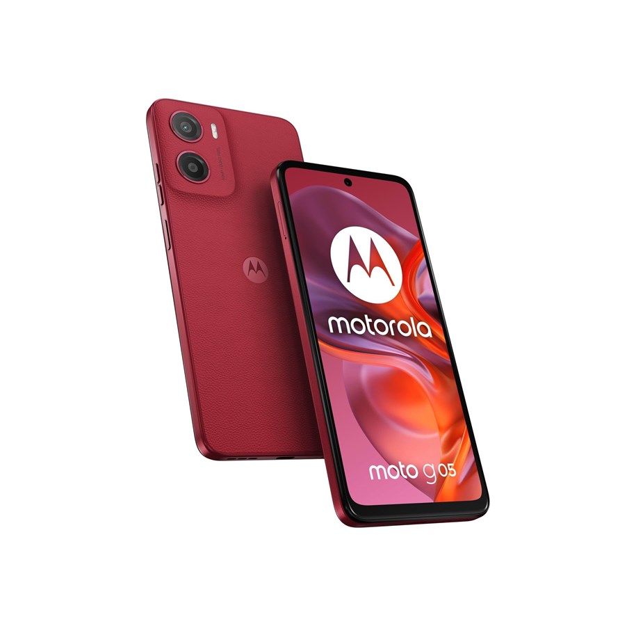 Mobile - Motorola Moto G05 64GB/4GB - Plum Red - PB6L0005SE