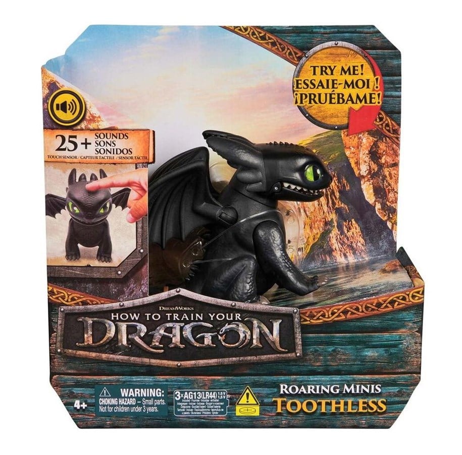 Figure - Disney Movie Interactive Dragons - Toothless - 6074239