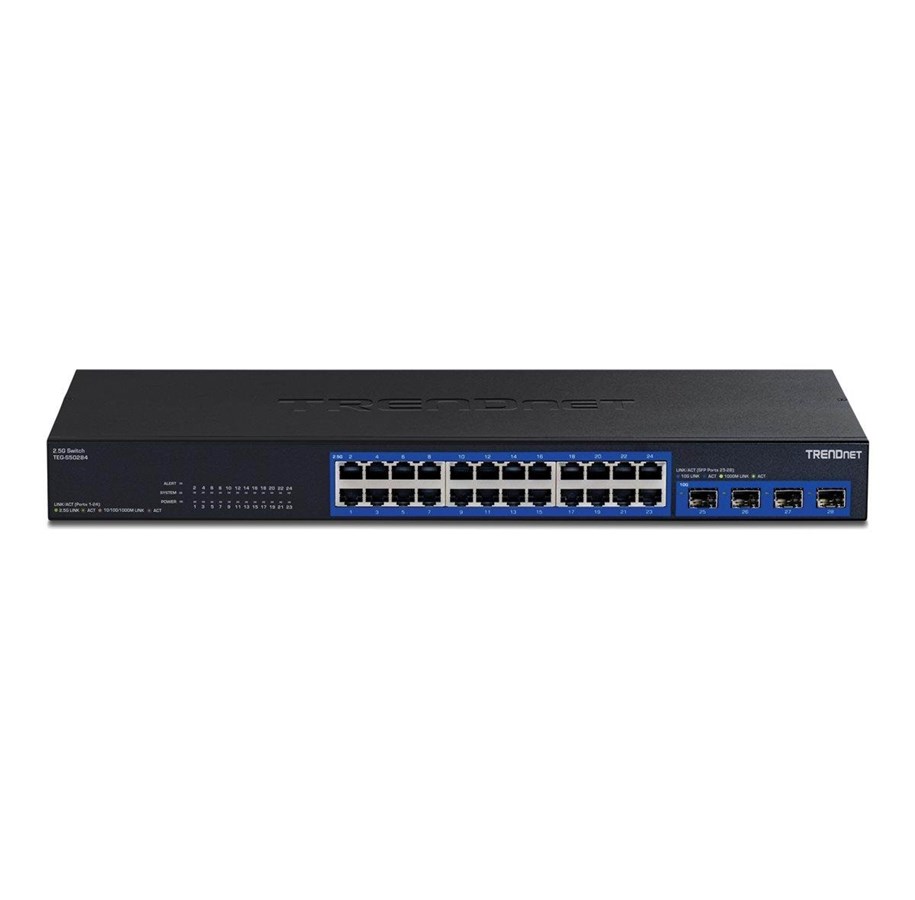 Switch - TRENDnet TEG-S50284 - Version v1.0R - switch - 28 ports - smart - rack-mountable - TAA Compliant - TEG-S50284