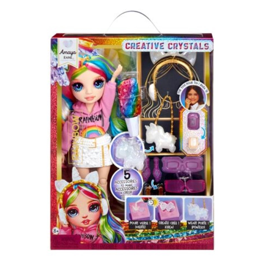 Dockor & Tillbehör - Rainbow High Creative Crystals Fashion Doll- Amaya - 121411