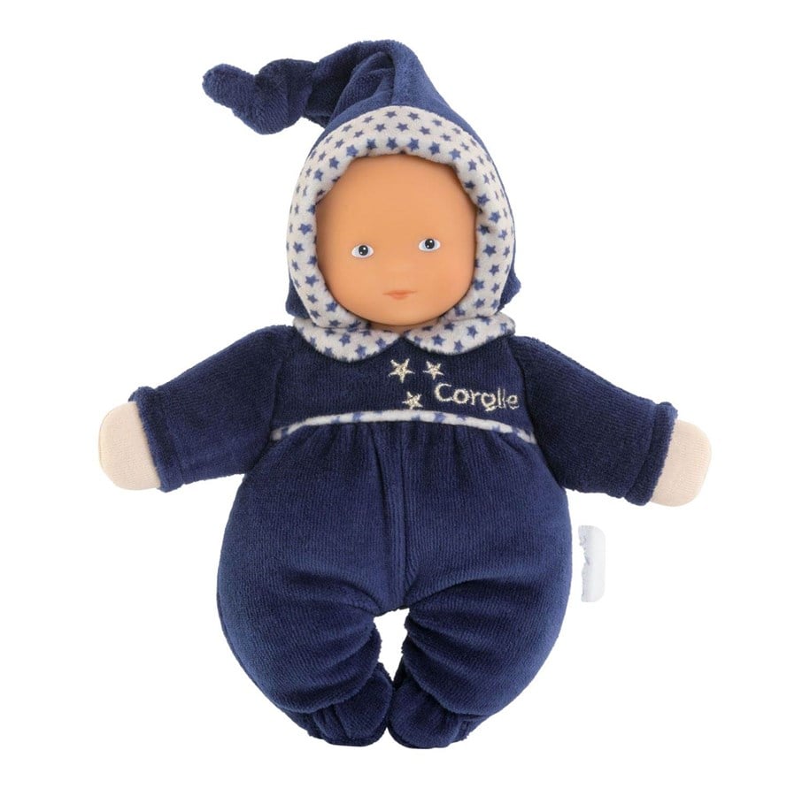 Dockor & Tillbehör - Corolle - Mon Doudou Babidoux Navy Blue Starry Dreams Baby Doll 20cm - 9000060040