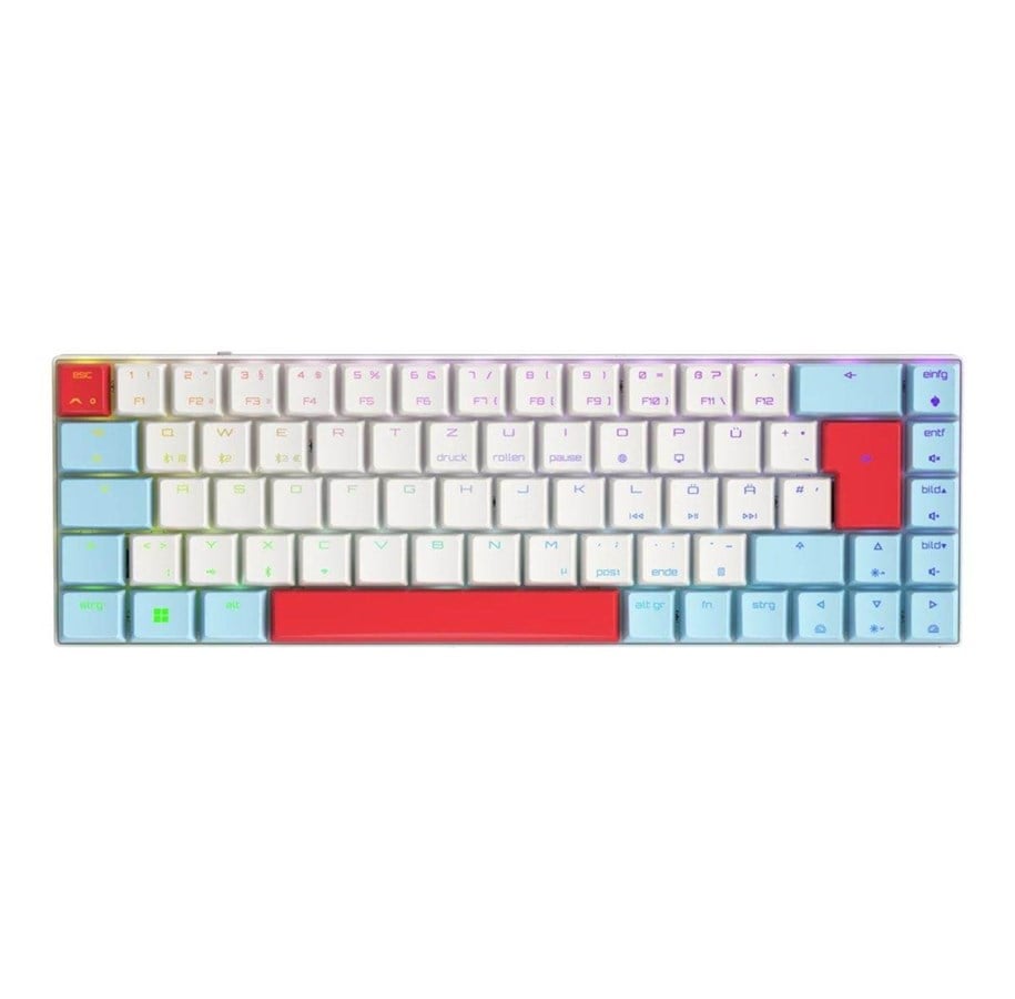 Tangentbord - Cherry MX LP 2.1 Compact Wireless - Gaming Keyboard - Utan numpad - Nordisk - Vit - G80-3860LVAPN-0