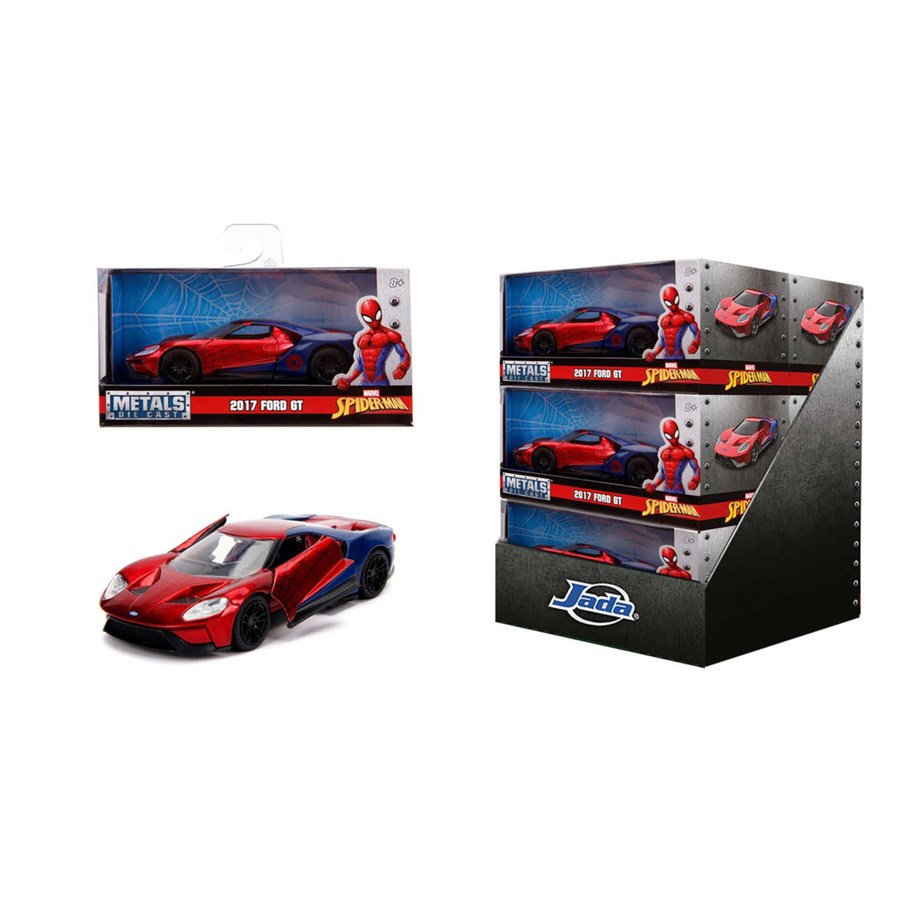 Leksaksbil - Jada Toys Marvel Spider-Man Ford GT 1:32 - 253222002